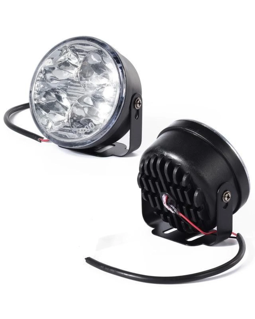 Комплект от кръгли дневни DRL LED светлни с 4 SMD диода, 2бр