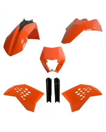 Комплект пластмаси POLISPORT Full Kit EXC/EXC-F/ XC-W / XC-FW (08-11) OEM 10