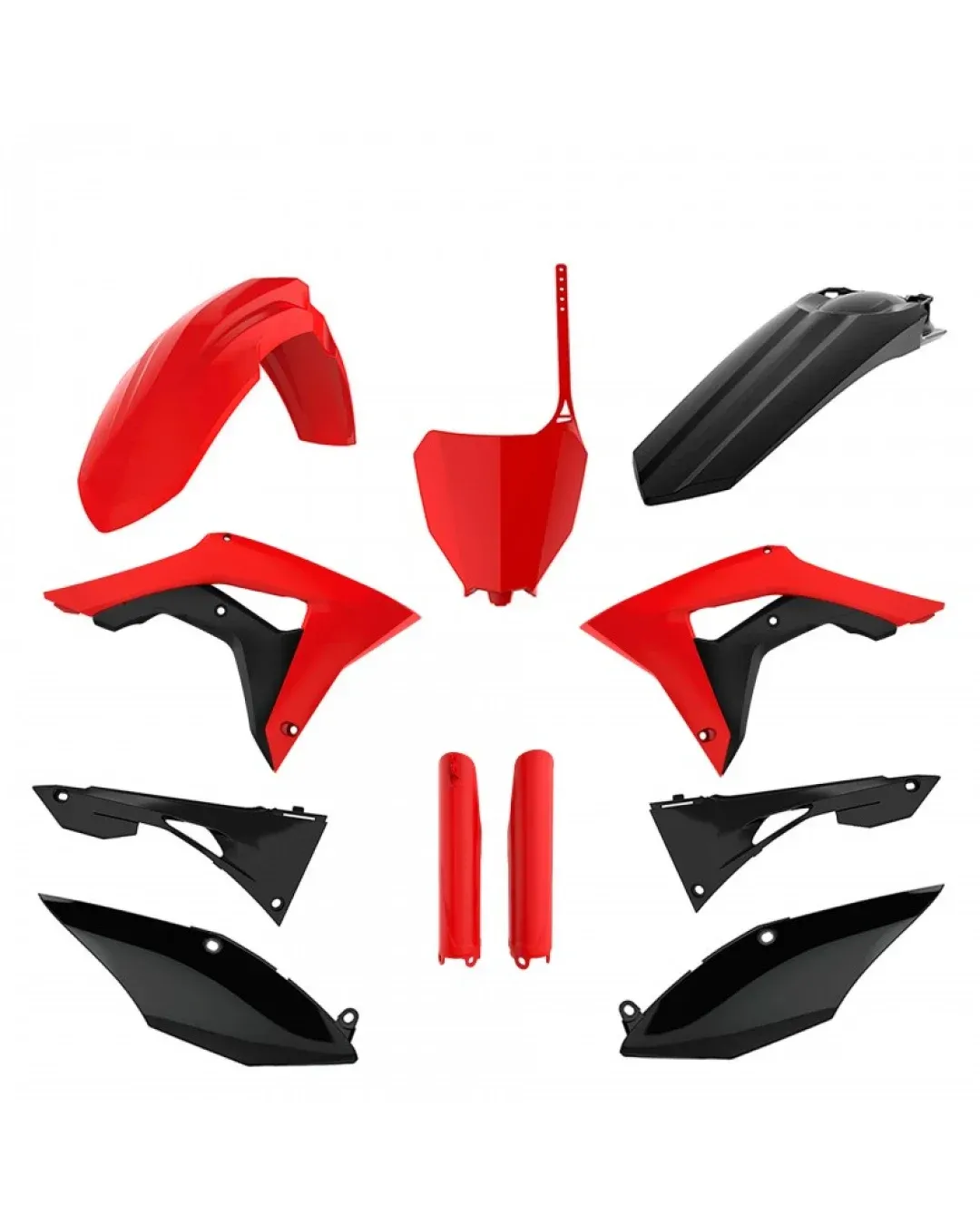 Комплект пластмаси POLISPORT Full Kit Honda CRF250R(18-21) CRF450R(17-20) Red/Black