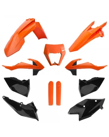 Комплект пластмаси POLISPORT Full Kit KTM EXC/EXC-F/XC-W/XC-FW(17-19) Orange/Black