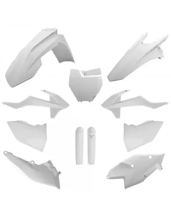 Комплект пластмаси POLISPORT Full Kit KTM SX/SX-F/XC/XC-F(16-18) White
