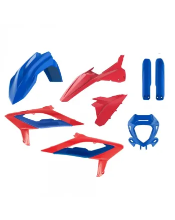 Комплект пластмаси POLISPORT Full Plastic Kit Beta RR 2T/4T Racing (2023-24) Blue/Red
