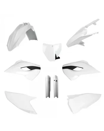 Комплект пластмаси POLISPORT Full Plastic Kit Husqvarna TC/FC (2014) White