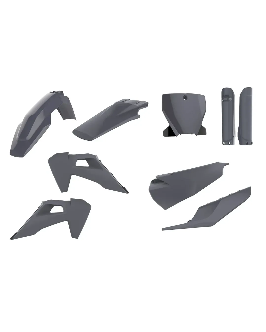 Комплект пластмаси POLISPORT Full Plastic kit Husqvarna TC/FC (2019-22) Grey