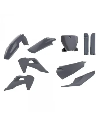 Комплект пластмаси POLISPORT Full Plastic kit Husqvarna TE/FE (2020-23) Grey