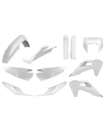 Комплект пластмаси POLISPORT Full Plastic Kit Husqvarna TE/FE (2020-23) White