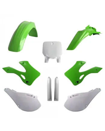 Комплект пластмаси POLISPORT Full Plastic Kit Kawasaki KX 125/250 (1999-02) ОЕМ