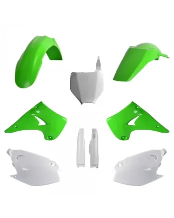 Комплект пластмаси POLISPORT Full Plastic Kit Kawasaki KX 125/250 (2004-08) ОЕМ