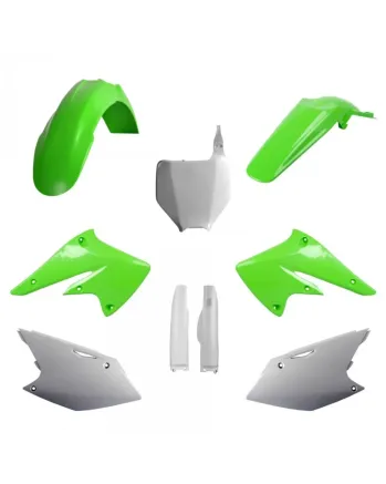Комплект пластмаси POLISPORT Full Plastic Kit Kawasaki KX 250F (2004-05) ОЕМ