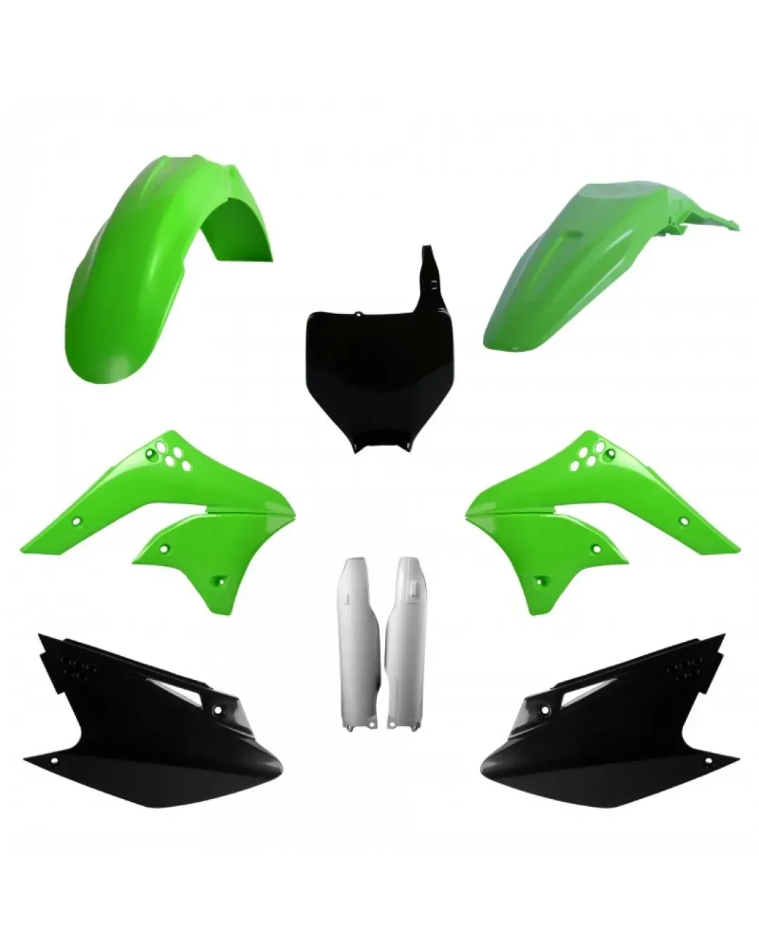 Комплект пластмаси POLISPORT Full Plastic Kit Kawasaki KX 250F (2006-08) OEM
