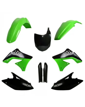 Комплект пластмаси POLISPORT Full Plastic Kit Kawasaki KX 250F (2009-12) ОЕМ