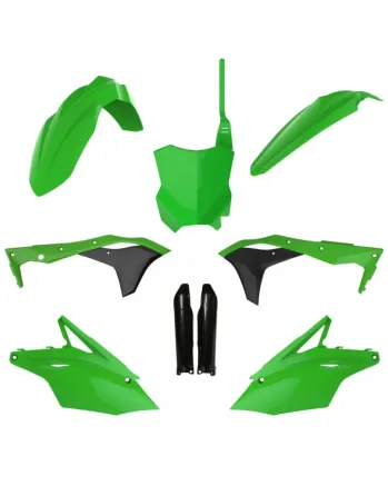 Комплект пластмаси POLISPORT Full Plastic Kit Kawasaki KX 250F (2017-20) ОЕМ