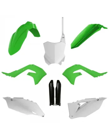 Комплект пластмаси POLISPORT Full Plastic Kit Kawasaki KX-F 450 (2019-23) ОЕМ 19