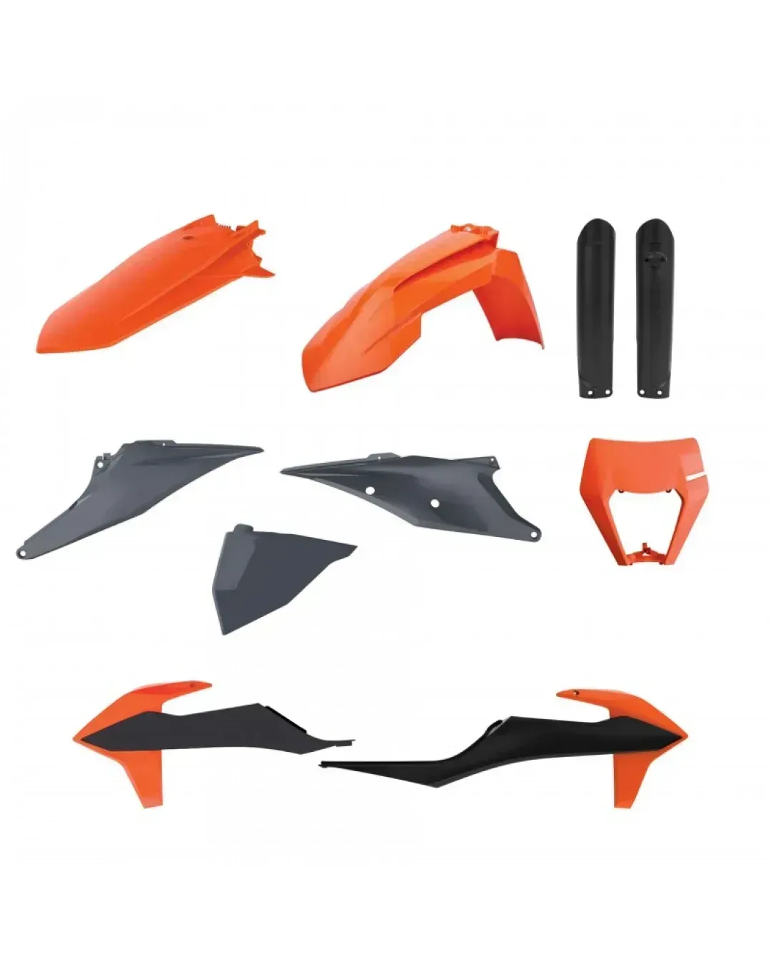 Комплект пластмаси POLISPORT Full Plastic Kit KTM EXC/EXC-F/XC-W/XCF-W (2020-23) ОЕМ
