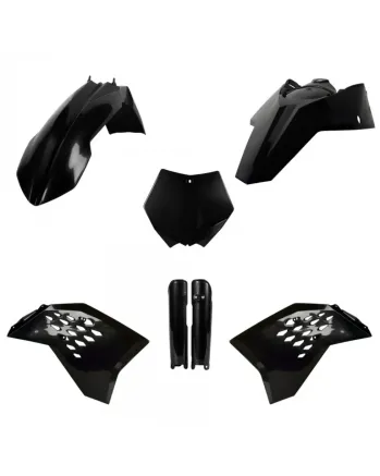 Комплект пластмаси POLISPORT Full Plastic Kit KTM SX/SX-F (2007) Black