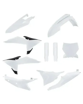 Комплект пластмаси POLISPORT Full Plastic Kit KTM SX/SX-F/XC/XC-F (2025-26) WHITE