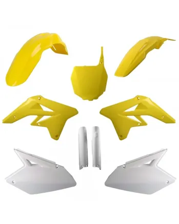Комплект пластмаси POLISPORT Full Plastic Kit Suzuki RMZ 250 (2007-09) ОЕМ