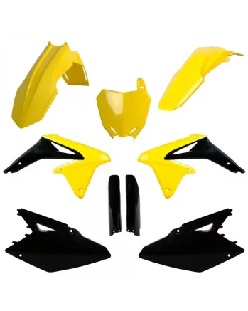 Комплект пластмаси POLISPORT Full Plastic Kit Suzuki RMZ 450 (2008-17) ОЕМ