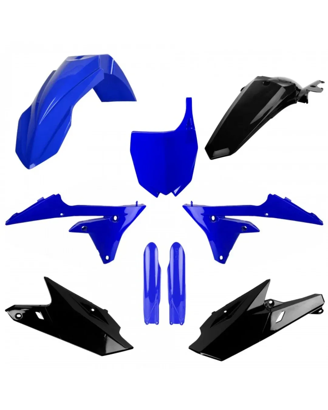 Комплект пластмаси POLISPORT Full Plastic Kit Yamaha YZ 250F (2014-18) Black/Blue