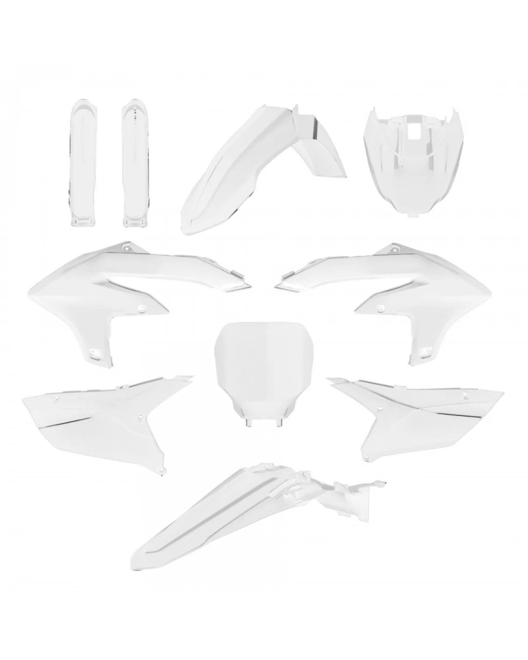 Комплект пластмаси POLISPORT Full Plastic Kit Yamaha YZ 250F (2024-25) White
