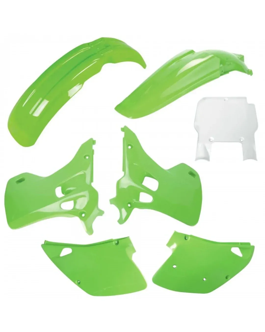 Комплект пластмаси POLISPORT Standard Plastic Kit Kawasaki 125/250 (1992) ОЕМ