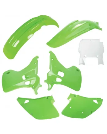 Комплект пластмаси POLISPORT Standard Plastic Kit Kawasaki 125/250 (1992) ОЕМ