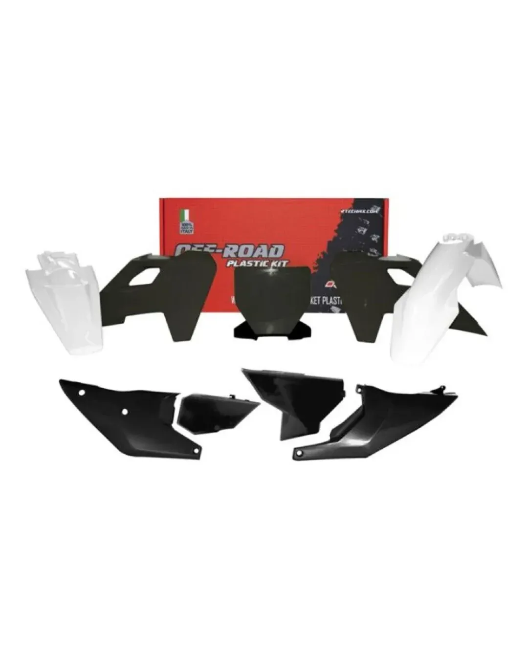 Комплект пластмаси RACETECH HUSQVARNA FS 450 Black/White