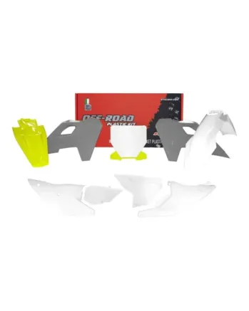 Комплект пластмаси RACETECH HUSQVARNA FS 450 White/Grey