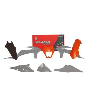 Комплект пластмаси RACETECH Plastic Kit 6 pcs (Grey/Orange) KTM 20-23