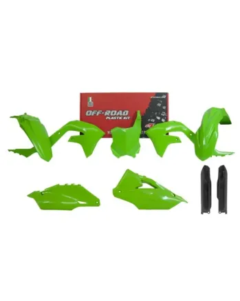 Комплект пластмаси RACETECH Plastic Kit 6 pcs Kawasaki KXF 250 21-24 / 450 19-24 (Green)