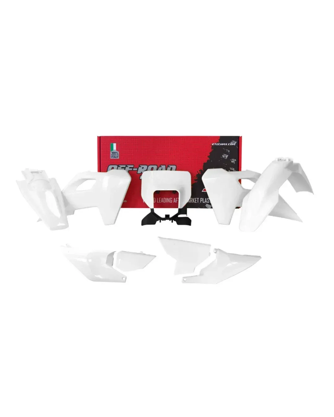 Комплект пластмаси RACETECH Plastic Kit 7 pcs Husqvarna 2024 (White)
