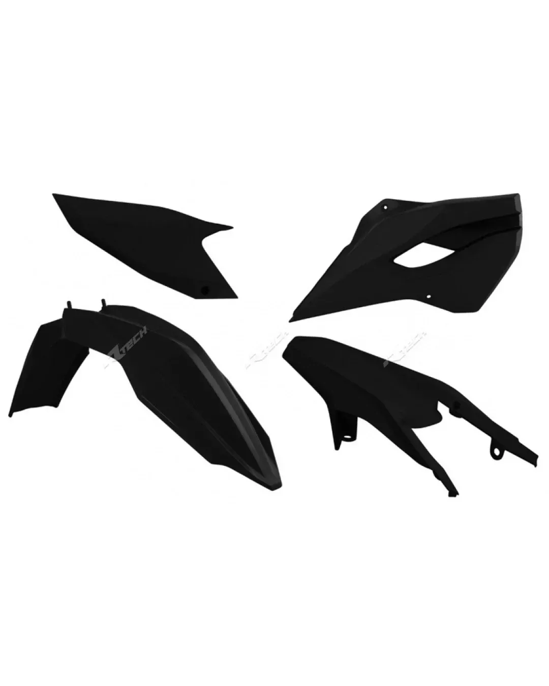 Комплект пластмаси RACETECH Plastic Kit Black Husqvarna TE/FE 2014
