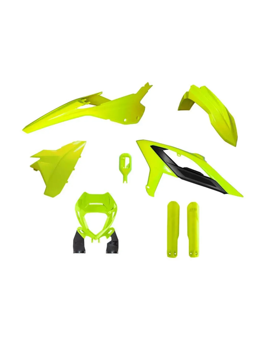 Комплект пластмаси RACETECH Plastic Kit - Complete BETA RR 23-24 (Neon Yellow)