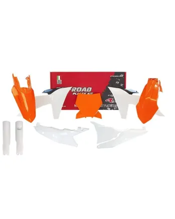 Комплект пластмаси RACETECH Plastic Kit KTM 23-25 (OEM Orange/White)