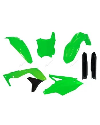 Комплект пластмаси RACETECH Plastic Kit Neon Green Kawasaki KX450F 16-18