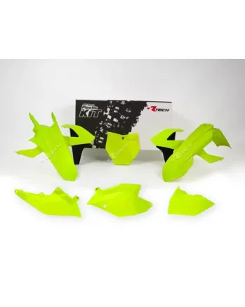 Комплект пластмаси RACETECH Plastic Kit Neon Yellow/Black KTM 16-18