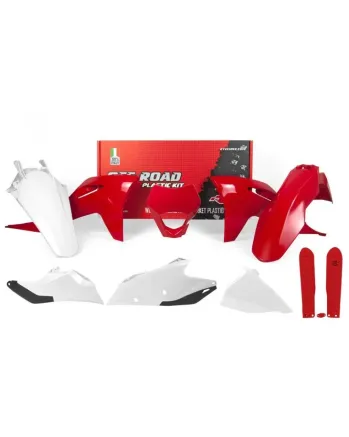 Комплект пластмаси RACETECH Plastic Kit - Red/White Gas Gas EC/EC-F 21-23