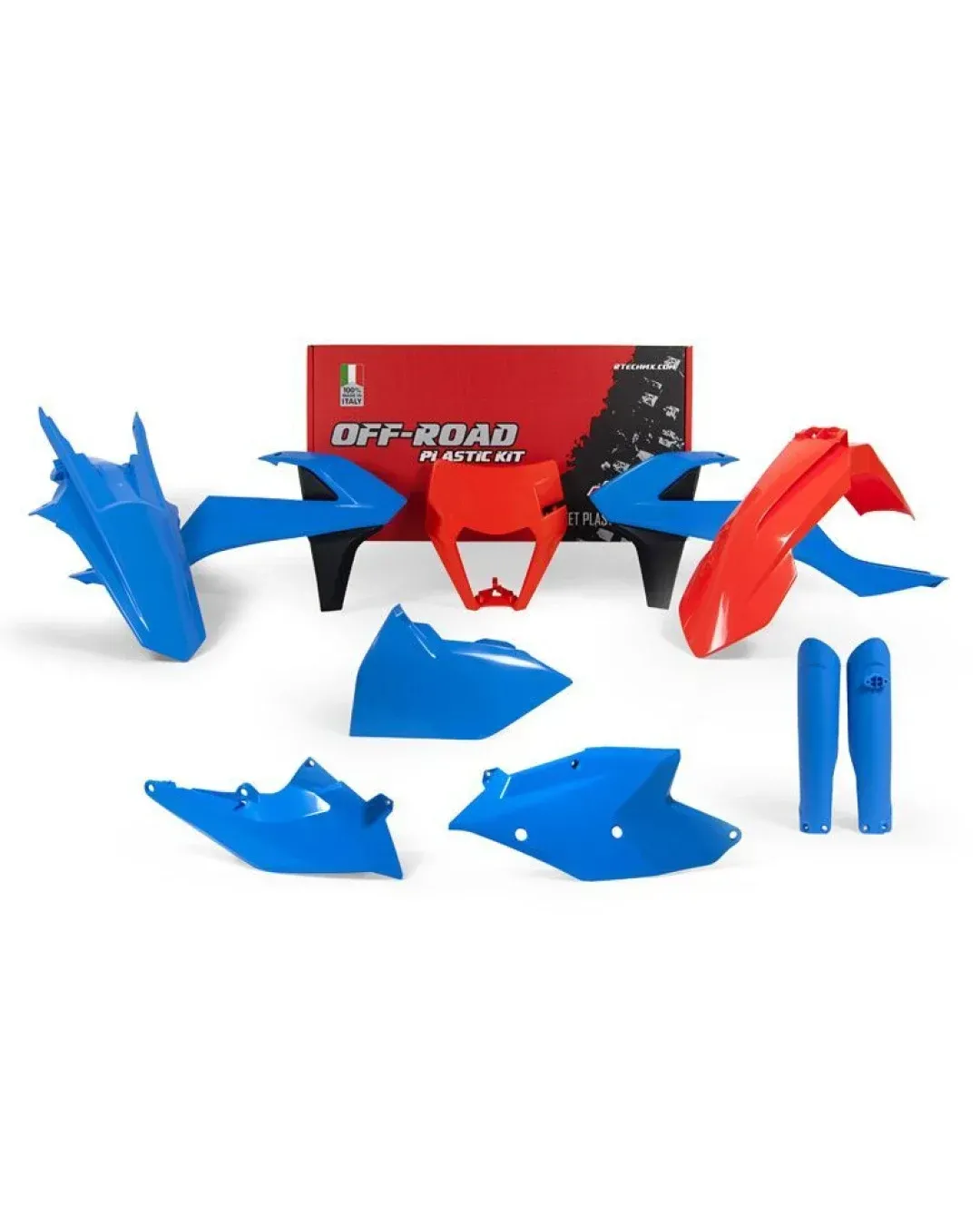 Комплект пластмаси RACETECH Plastic Kit Vintage Blue/Orange Limited Edition KTM 17-19