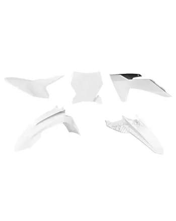 Комплект пластмаси RACETECH Plastic Kit (White) KTM SX 50 24-25