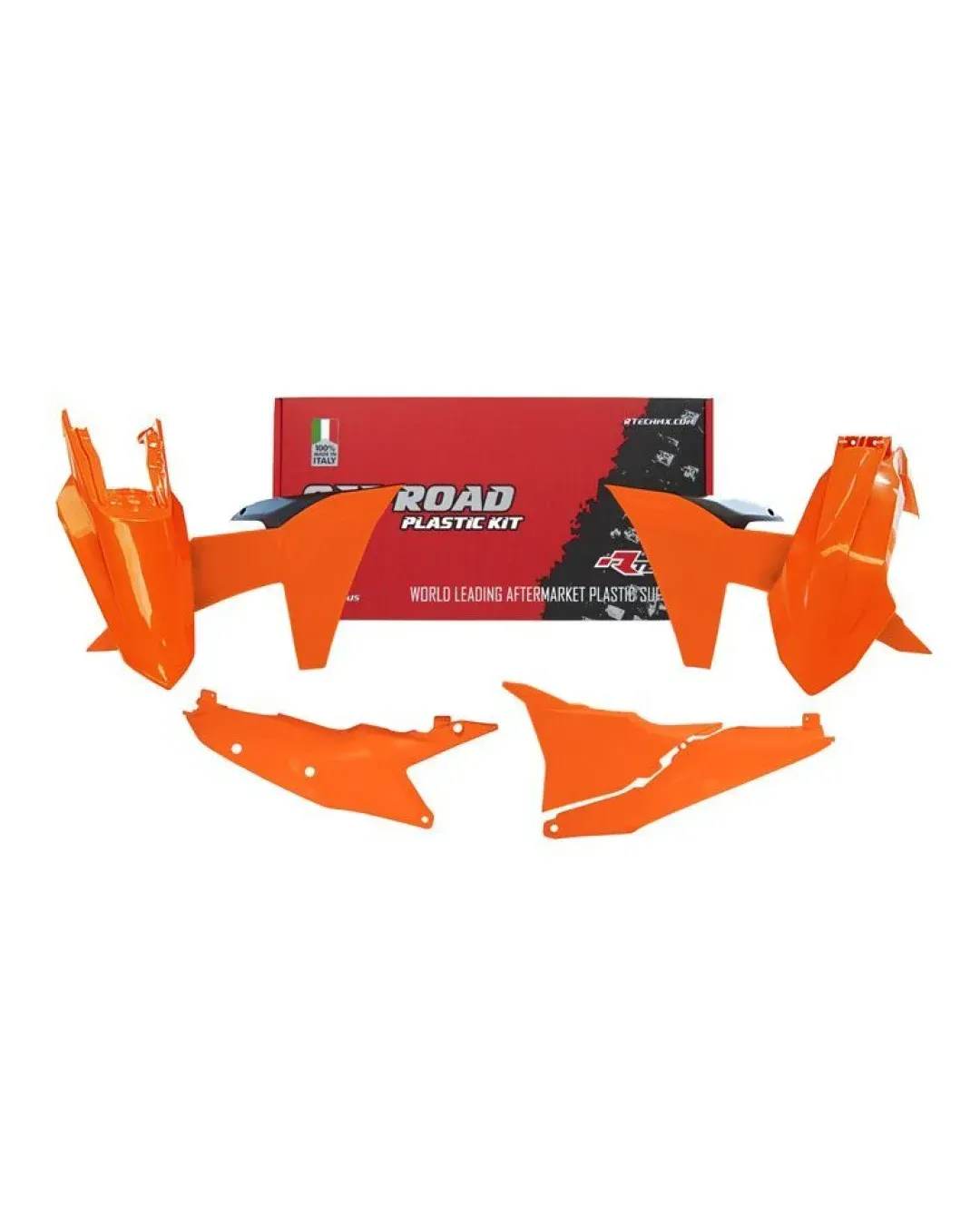Комплект пластмаси RACETECH Plastic Kit with left Airbox Side Panel KTM 2024 (Orange/Black)