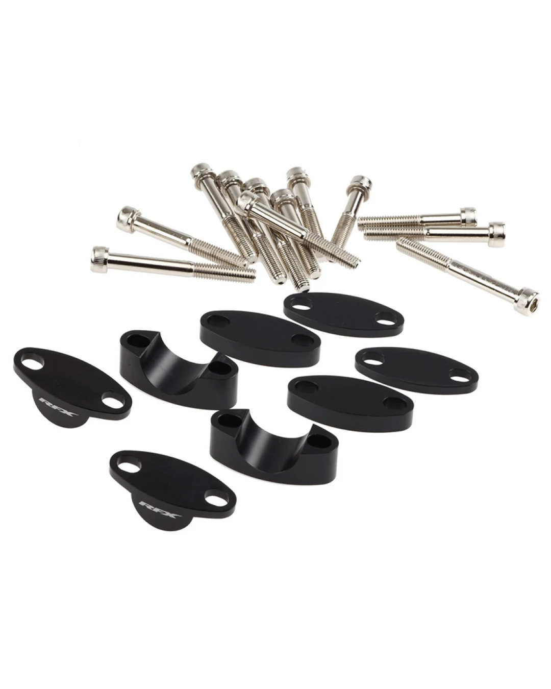 Комплект повдигачи за кормило RFX Race Handlebar Riser Kit 28.6mm (Black) Universal Raises 25mm/30mm/35mm/40mm
