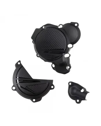 Комплект протектор за капака на двигателя POLISPORT Engine Covers Protection Kit KTM EXC/XC-W 250/300 (2024) Black