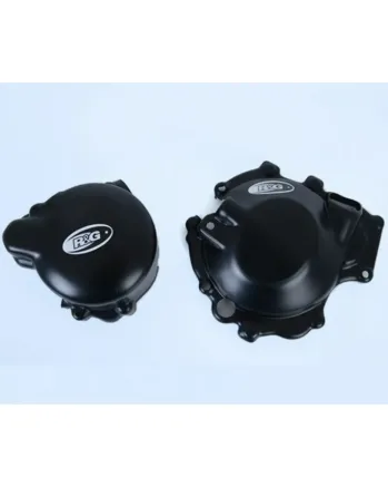 Комплект протектори за двигател R&G RACING Engine Case Protection Cover Set Black Kawasaki Versys-X 300 17-20