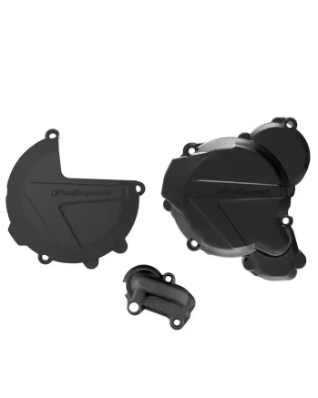 Комплект протектори за съединител и стартер POLISPORT KTM 250,300 EXC/XC-W PROTECTOR KIT BLACK 2017-22