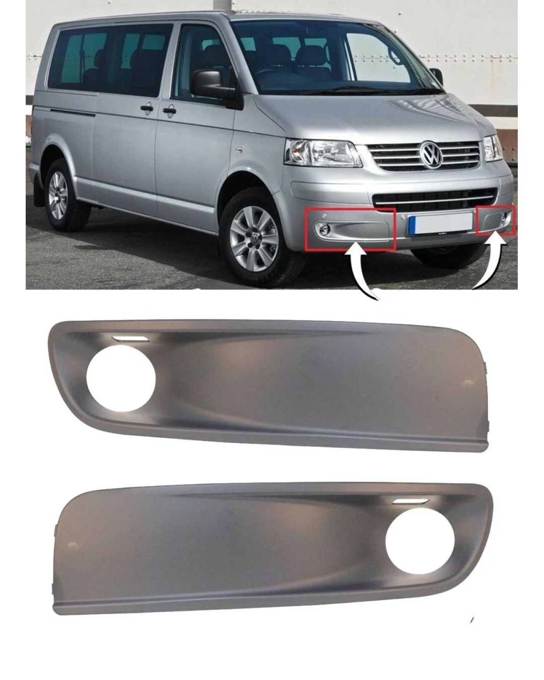 Комплект решетки за броня за Фолксваген Мултиван VW MULTIVAN 2003-2010