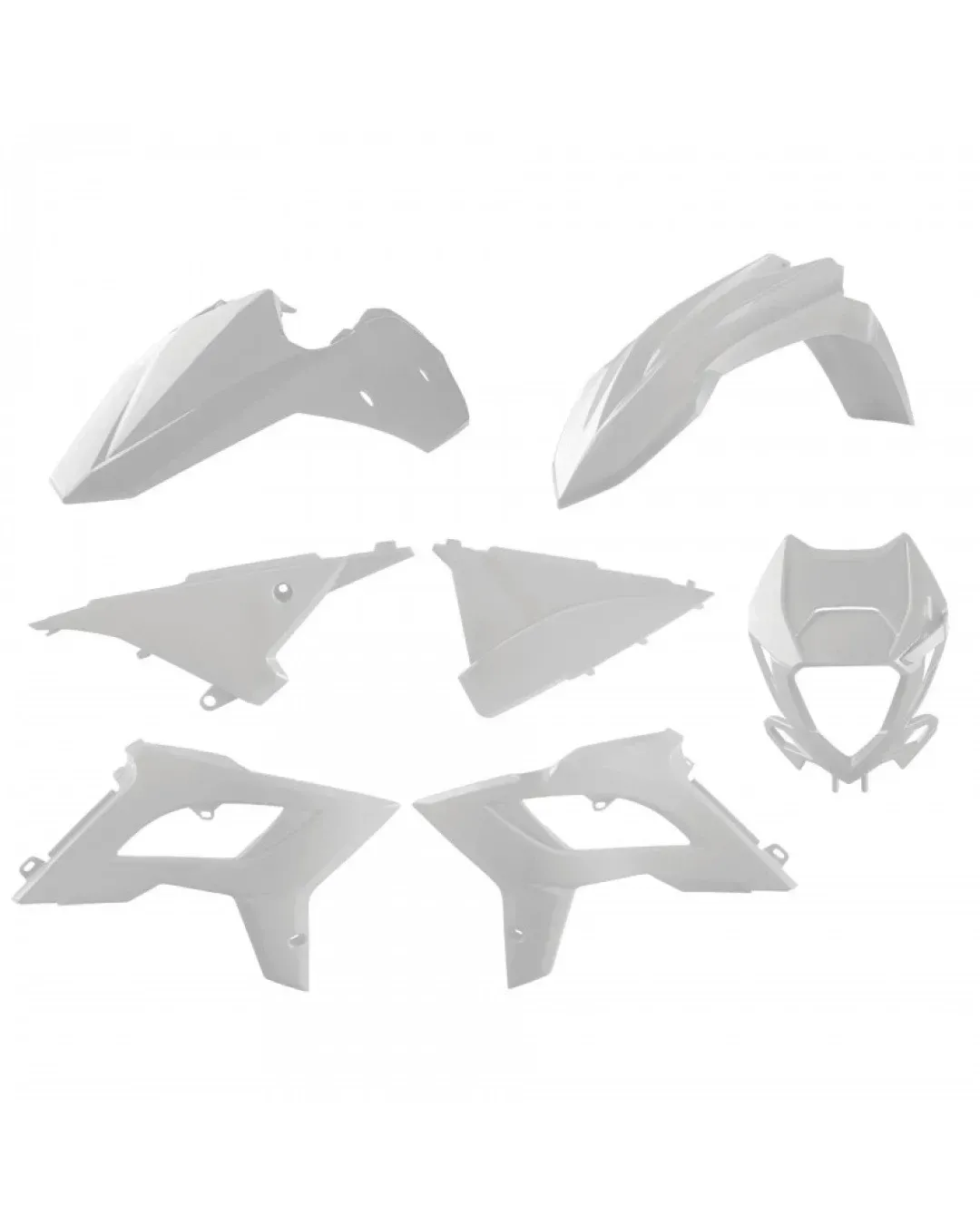 Комплект рестайлинг пластмаси POLISPORT Restyling Kit Beta RR 2T/4T (2013-17) White