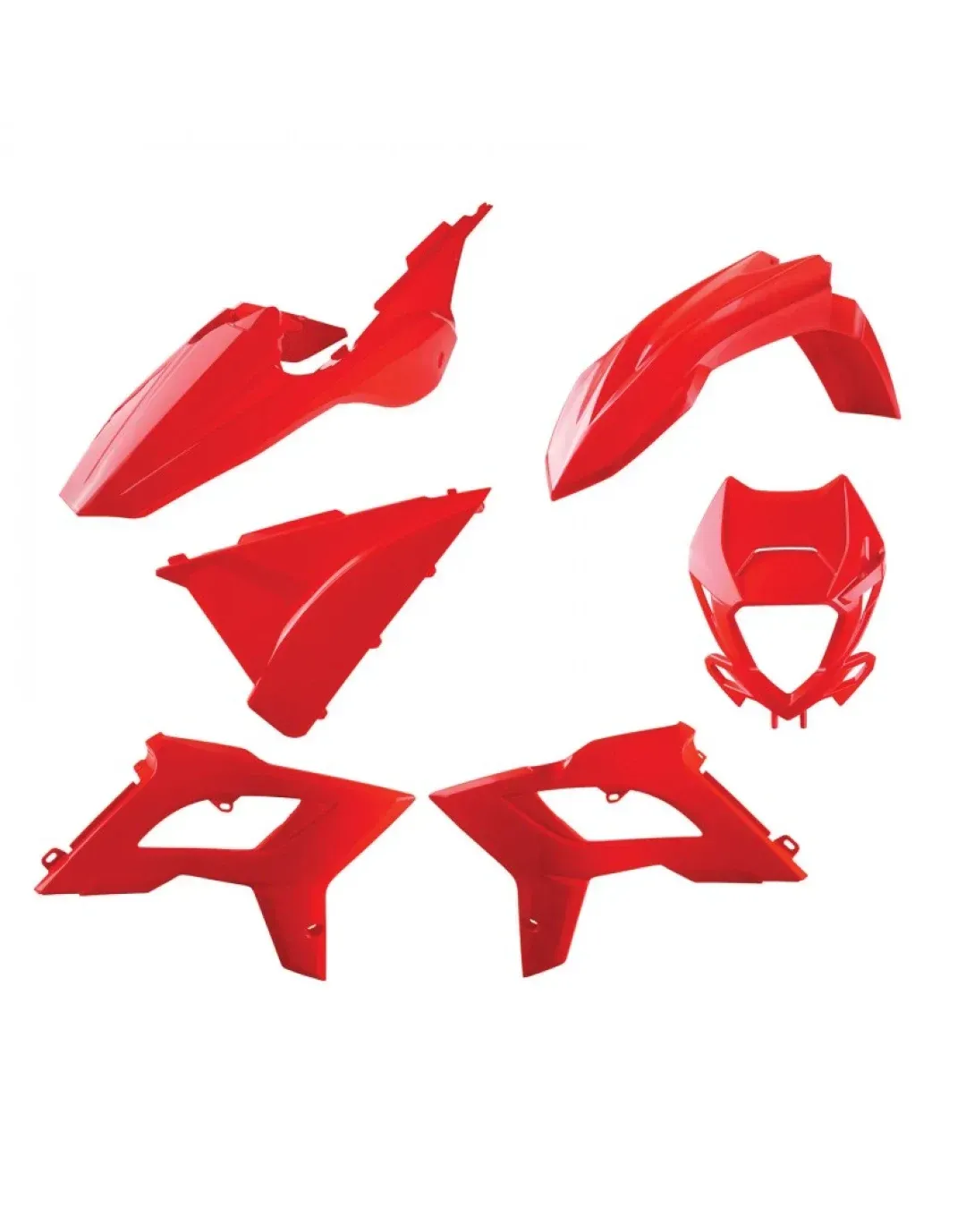 Комплект рестайлинг пластмаси POLISPORT Restyling Kit Beta RR 2T/4T (2018-19) RED
