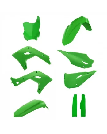 Комплект рестайлинг пластмаси POLISPORT Restyling Kit Kawasaki KX 125/250 (2003-08) green