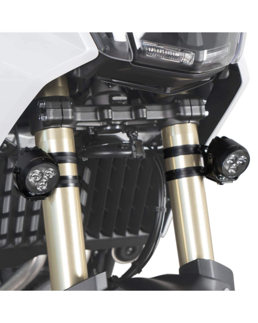 КОМПЛЕКТ СКОБИ ЗА ДОПЪЛНИТЕЛНИ СВЕТЛИНИ С ДИАМЕТЪР 54-57 Honda Africa Twin (2020-2022) Yamaha Ténéré 700 (2019-2022)