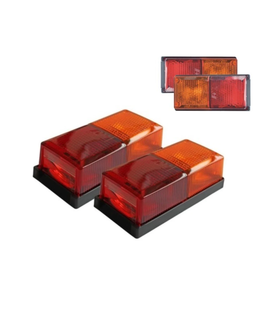 Комплект Стопове, Ляв и Десен, 4 Функции, Е-Мark, 12V-24V, Ремарке, Каравана, Камион, Агро Техника, Земеделски Машини